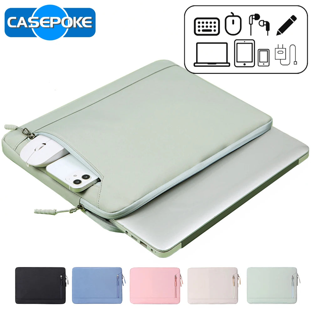 CASEPOKE Waterproof Laptop Sleeve for 13.3 to 15.6 Inch Laptops optoeletronics