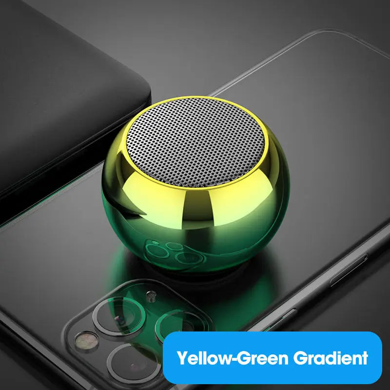 Metal Mini Bluetooth Speaker - Heavy Bass Portable Stereo Audio optoeletronics