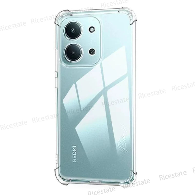 Clear Shockproof Case for Xiaomi Redmi - Soft TPU Protective Cover optoeletronics