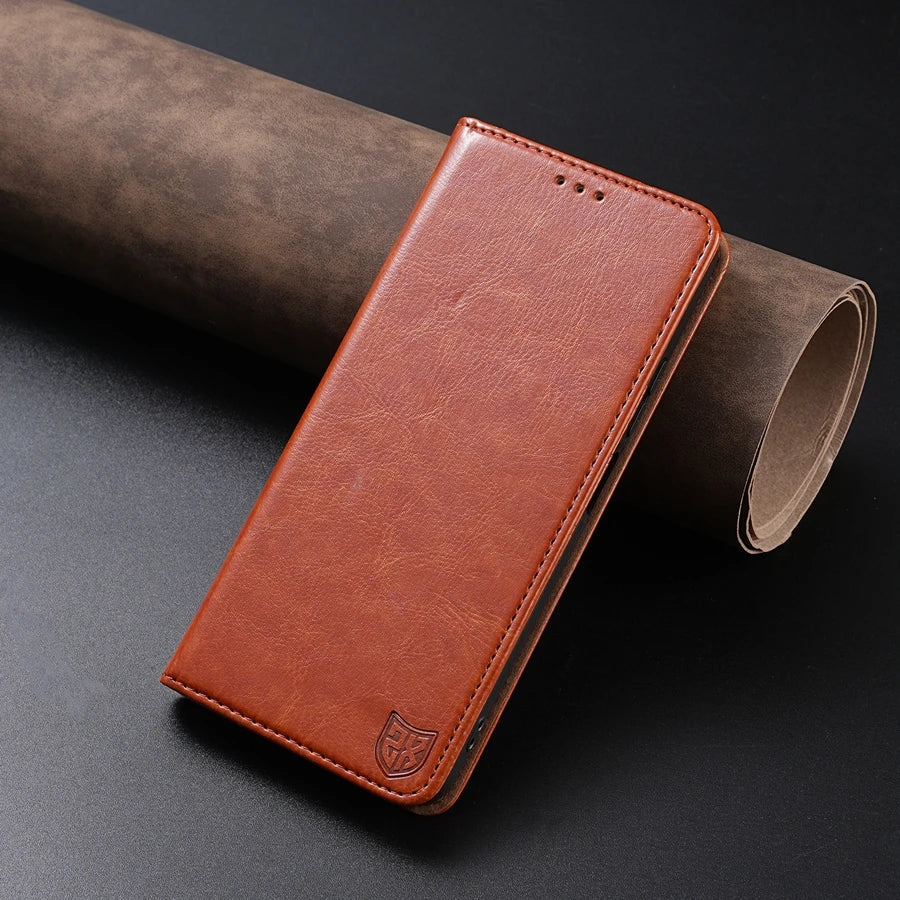 Magnetic Wallet Leather Case for Xiaomi Redmi - Card Holder Cover optoeletronics