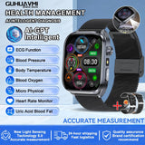 ECG Health Smart Watch - Heart Analysis, Blood Pressure and Bluetooth Call optoeletronics