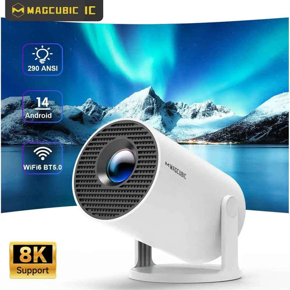 Magcubic HY300 Pro Projector - 290 ANSI Android 14 optoeletronics