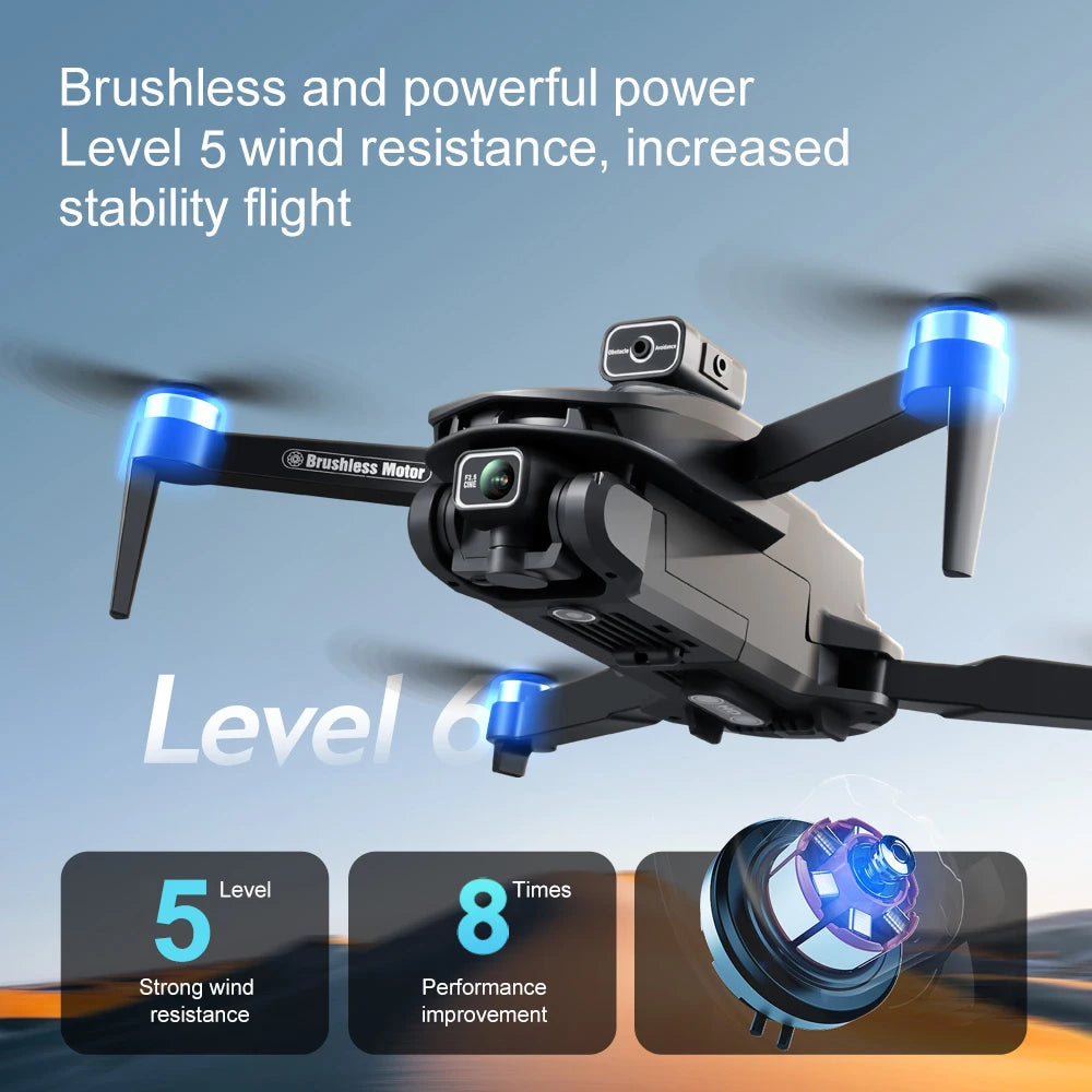 V168 Pro Max GPS Drone - 8K Camera Brushless Motors optoeletronics