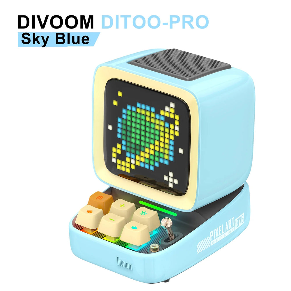 Divoom Ditoo-Pro Pixel Art Bluetooth Speaker with Alarm Clock optoeletronics