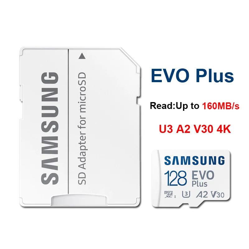 Samsung EVO and PRO microSD Card for 4K UHD Recording optoeletronics
