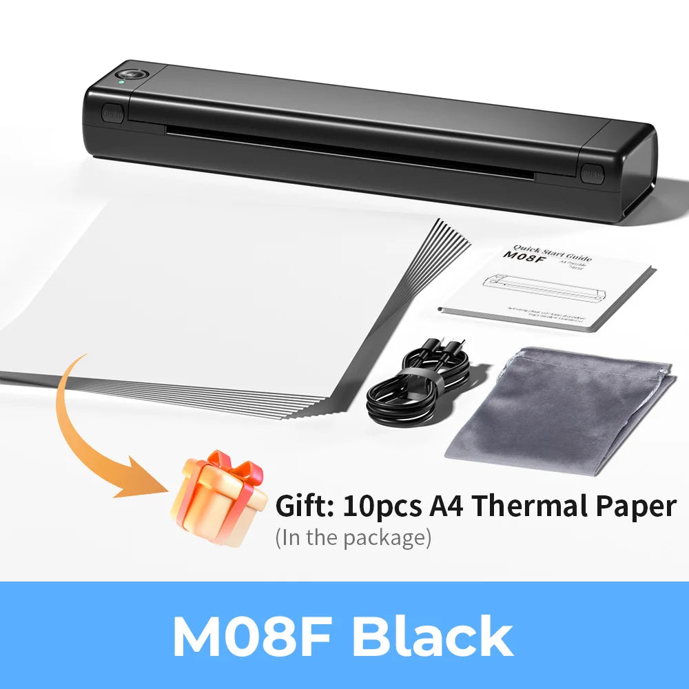 Phomemo M08F A4 Thermal Printer - Bluetooth Portable optoeletronics