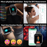ECG Health Smart Watch - Heart Analysis, Blood Pressure and Bluetooth Call optoeletronics