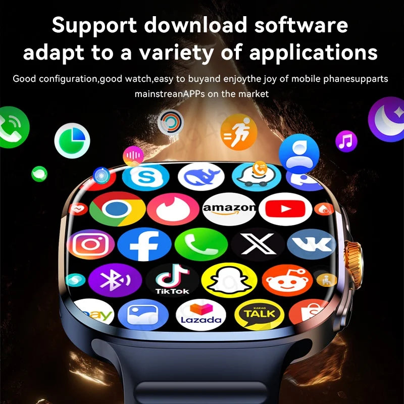 M99 5G Smartwatch - 2.4 Inch AMOLED, Rotating Camera, WiFi and GPS optoeletronics