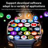 M99 5G Smartwatch - 2.4 Inch AMOLED, Rotating Camera, WiFi and GPS optoeletronics