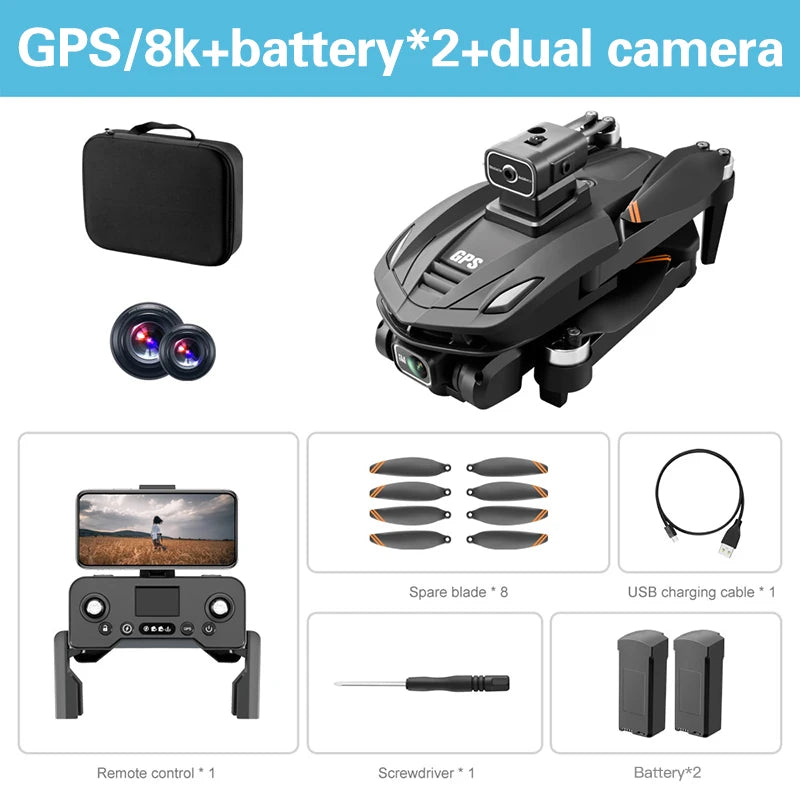 Xiaomi Mijia V168 GPS Drone - 8K Foldable Aerial Camera optoeletronics