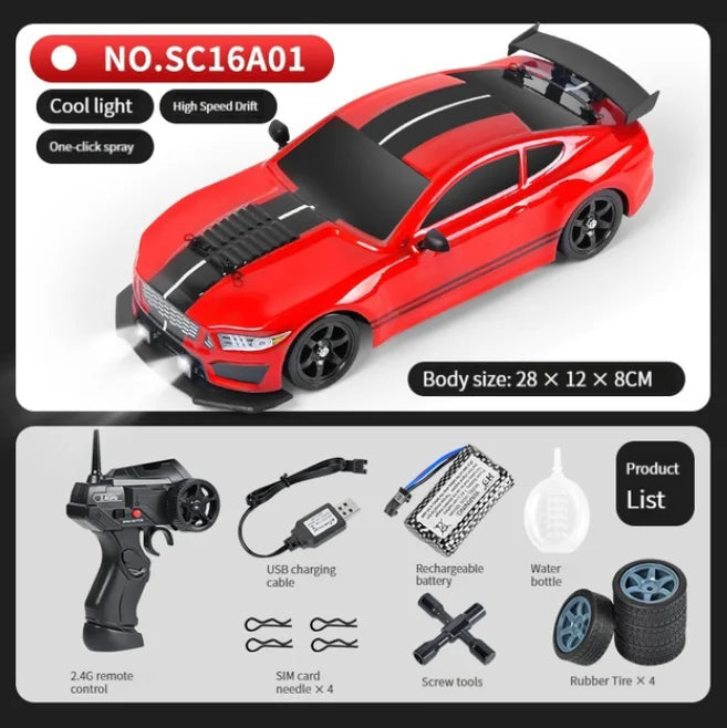 LKCOMO AE86 RC Car - 4WD Remote Control Vehicle optoeletronics