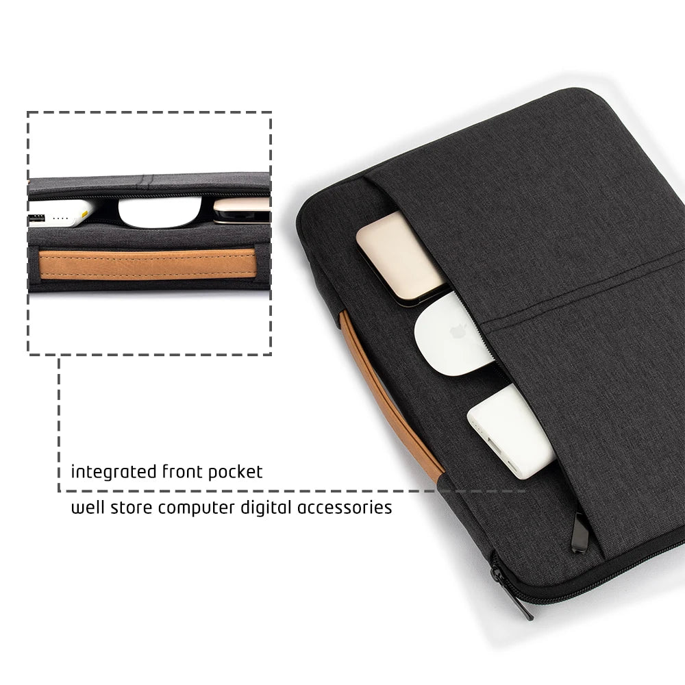 Shockproof Laptop Sleeve Briefcase for 14 and 15.6 Inch Laptops