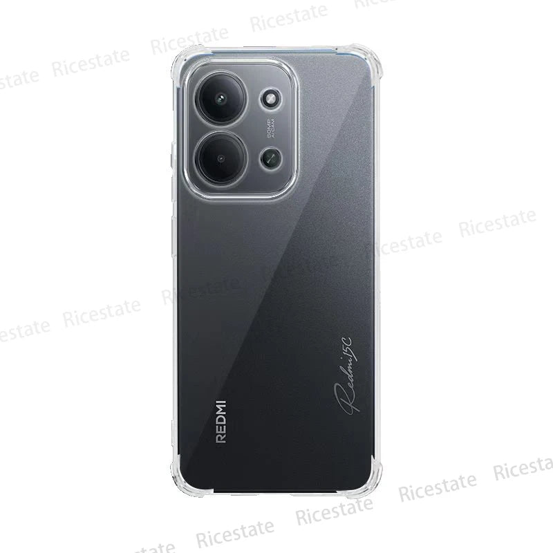 Clear Shockproof Case for Xiaomi Redmi - Soft TPU Protective Cover optoeletronics
