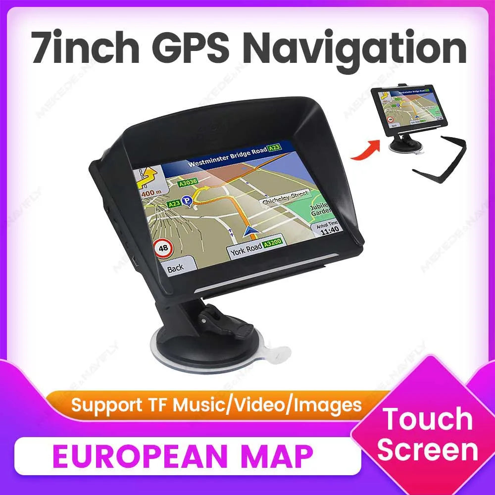 7-inch Touch Screen GPS Navigator - Europe Truck Sat Nav optoeletronics
