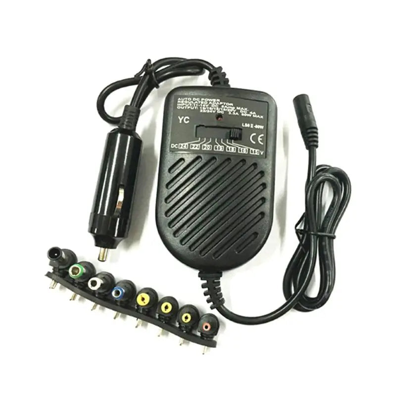 80W Universal Car Laptop Charger Adapter Set optoeletronics