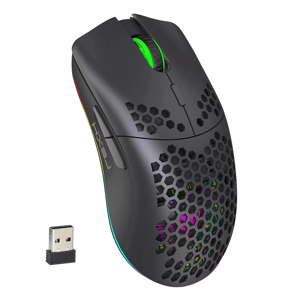 HXSJ T66 Rechargeable Wireless Gaming Mouse with RGB
