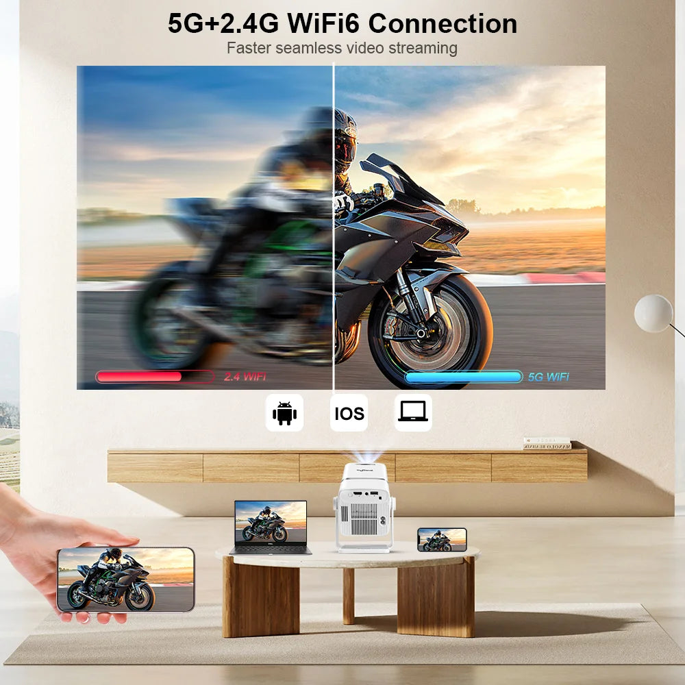 ThundeaL TD90 TD80W Projector - 450 ANSI Android Smart optoeletronics