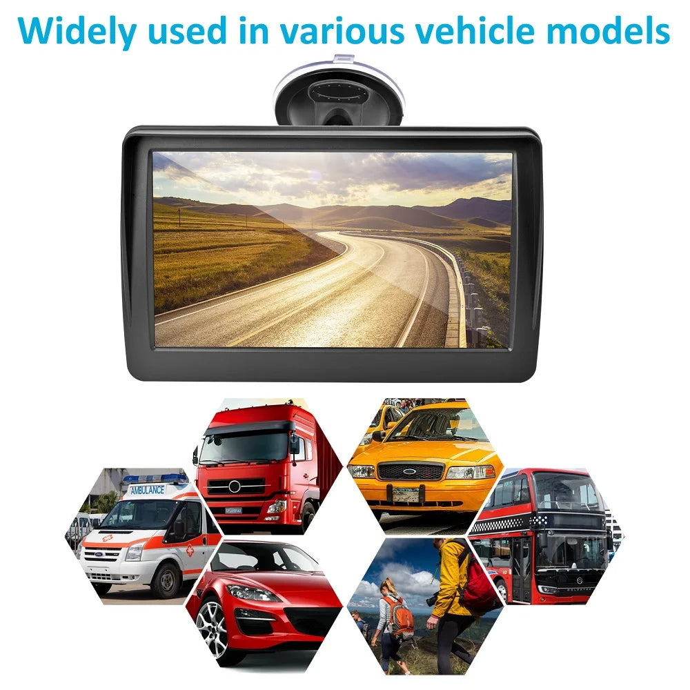 KMDRIVE 7-inch Car Truck GPS Navigator - 16GB Type-C optoeletronics