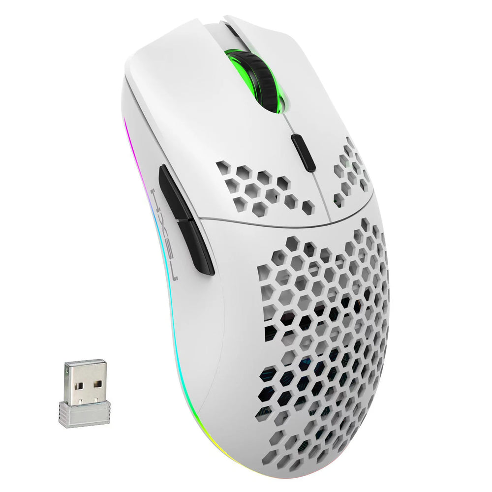 HXSJ T66 Rechargeable Wireless Gaming Mouse with RGB