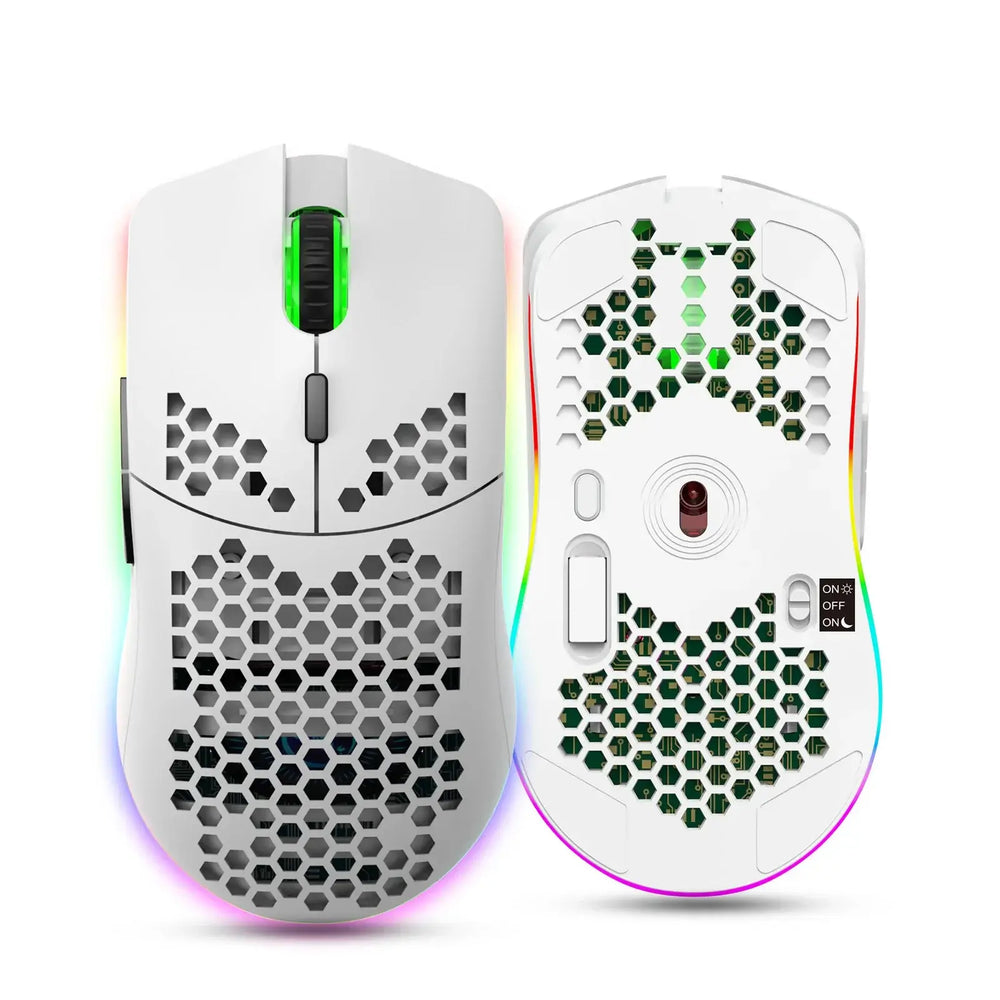HXSJ T66 Rechargeable Wireless Gaming Mouse with RGB