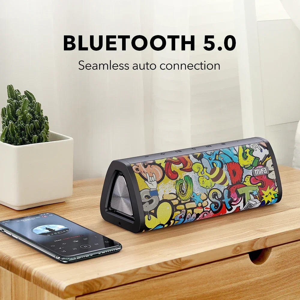 Mifa A10 20W Bluetooth Speaker - 360 Stereo IPX7 Waterproof optoeletronics