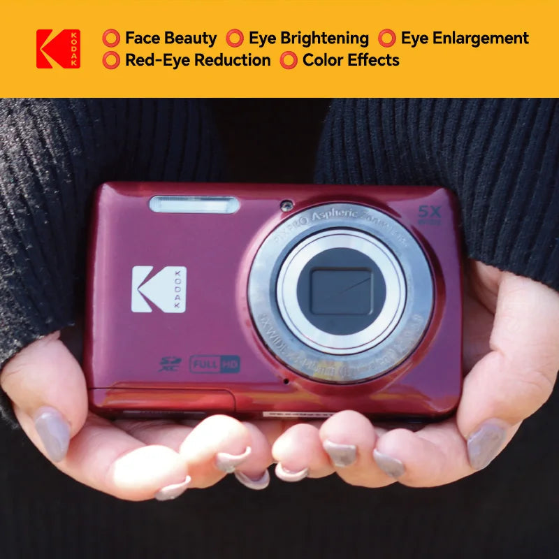 Kodak PIXPRO FZ55 16MP Compact Camera with 5x Zoom Gift Kit optoeletronics