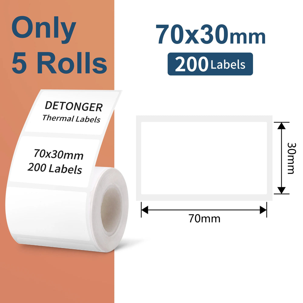 DETONGER DP30S Thermal Label Printer - Bluetooth 28-80mm optoeletronics