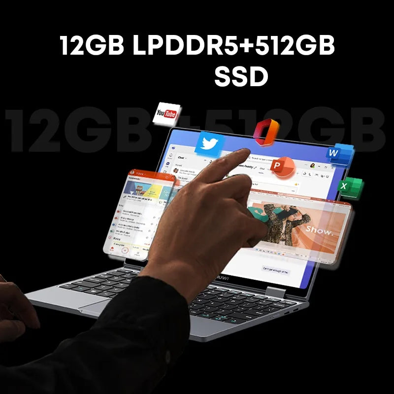 CHUWI MiniBook X 2-in-1 Laptop - 10.51-inch FHD optoeletronics