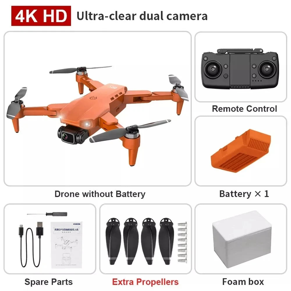 L900 Pro 4K GPS Drone with Brushless Motors and 1.2KM Range optoeletronics