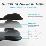 Ergonomic Gel Wrist Rest Mouse Pad with Non-Slip Base optoeletronics