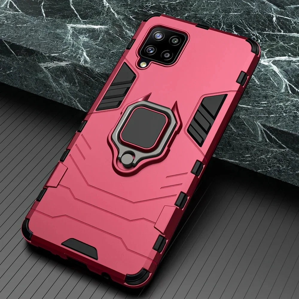 Magnetic Ring Stand Case for Samsung Galaxy A Series - Shockproof Cover optoeletronics
