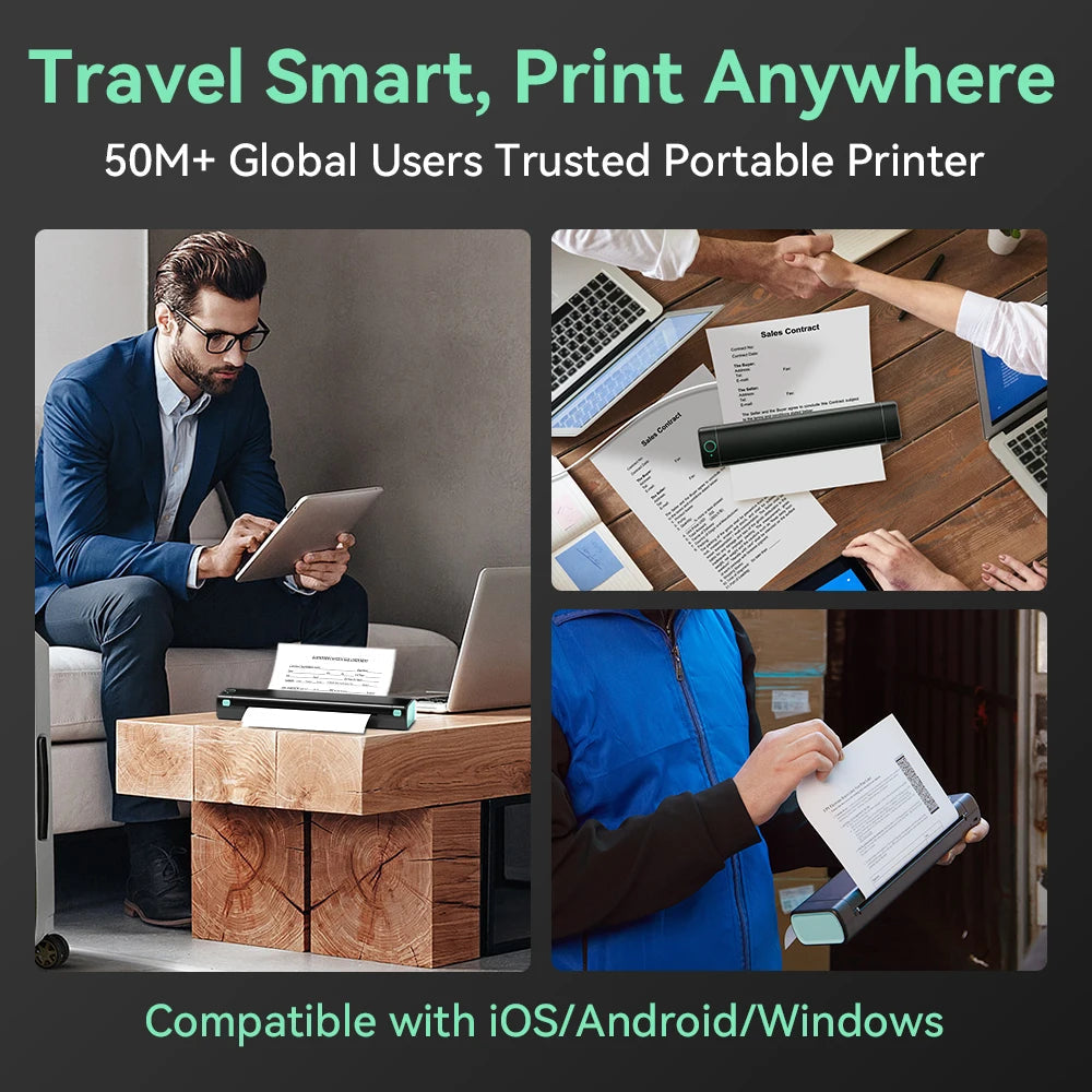 Phomemo M08F A4 Thermal Printer - Bluetooth Portable optoeletronics