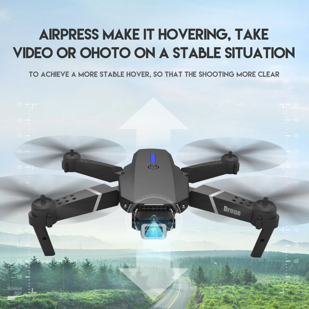 E88Pro 4K WiFi FPV Foldable Drone with Wide-Angle Camera optoeletronics