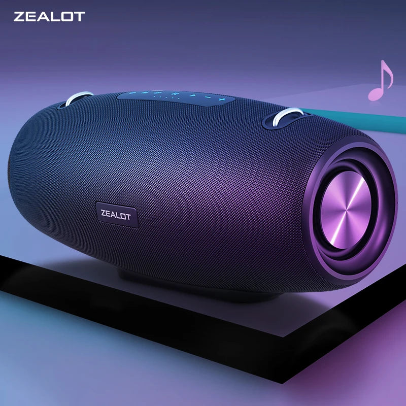 ZEALOT S67 60W Bluetooth Speaker - 14400mAh Waterproof Outdoor Audio optoeletronics