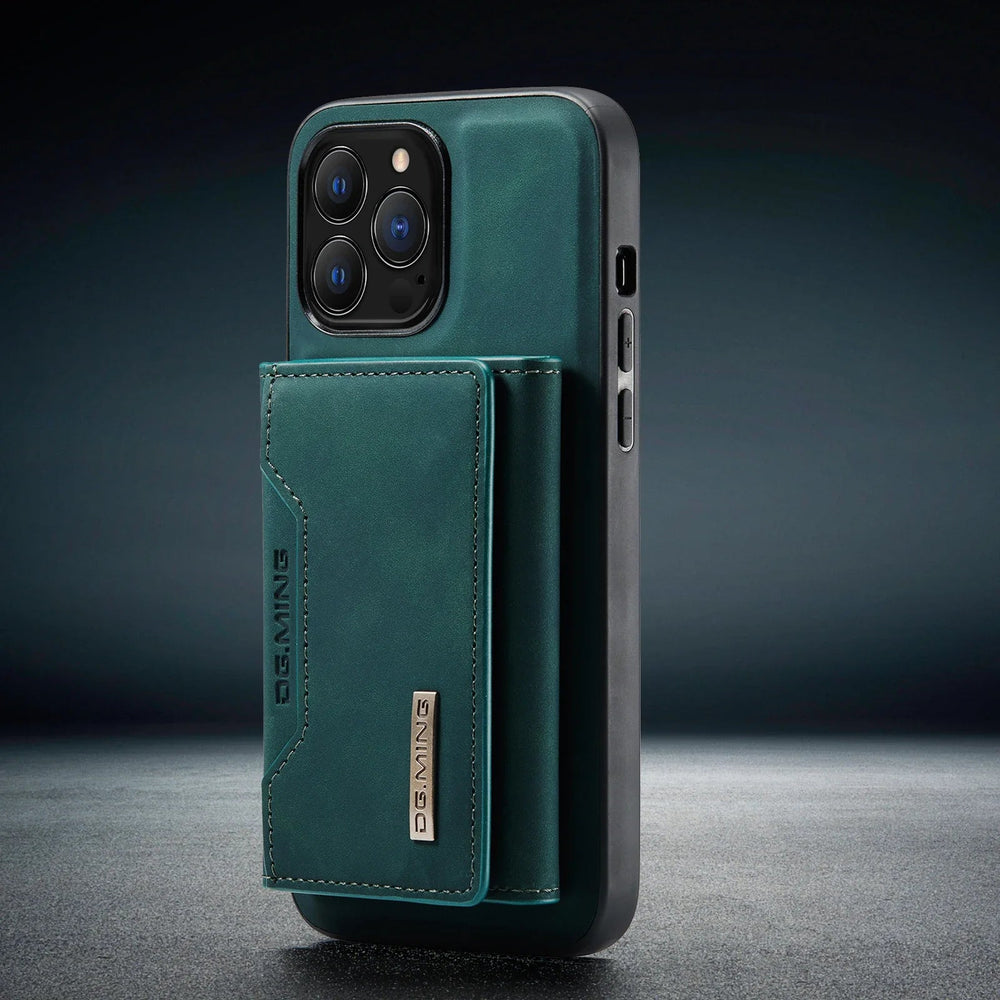 Detachable Magnetic Wallet Case for iPhone - 2-in-1 Leather Cover optoeletronics