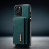 Detachable Magnetic Wallet Case for iPhone - 2-in-1 Leather Cover optoeletronics