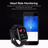 116Plus Smart Watch - Activity Tracking, Message Alerts and Music Control optoeletronics