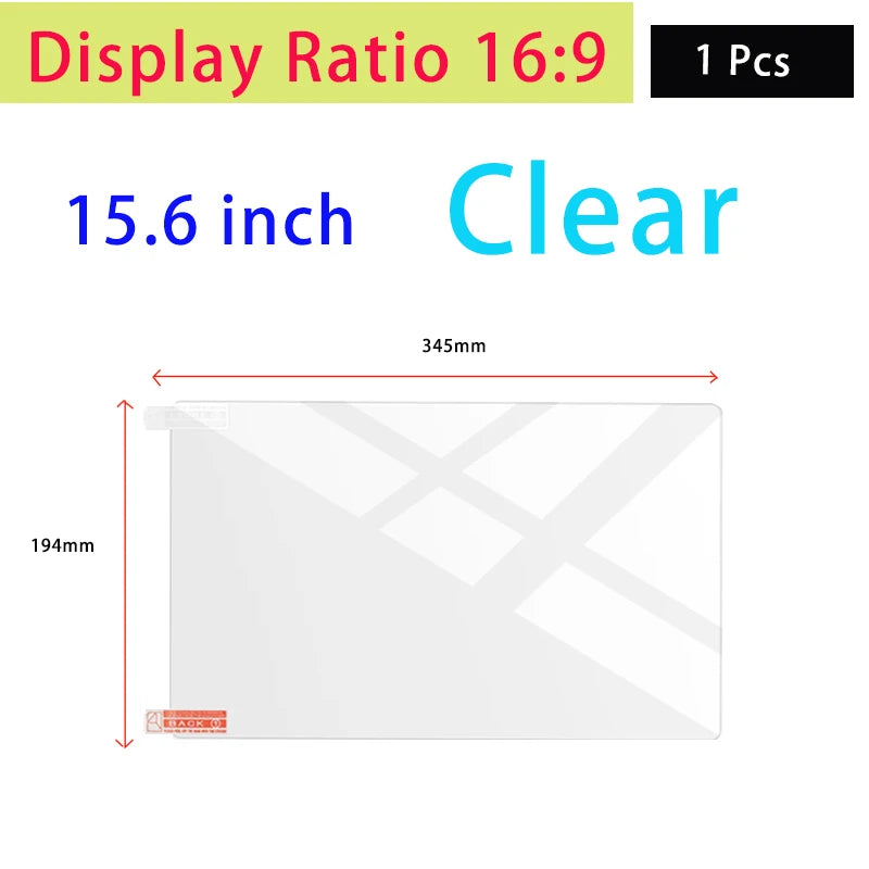 15.6-Inch 16:9 Laptop Screen Protector Film optoeletronics