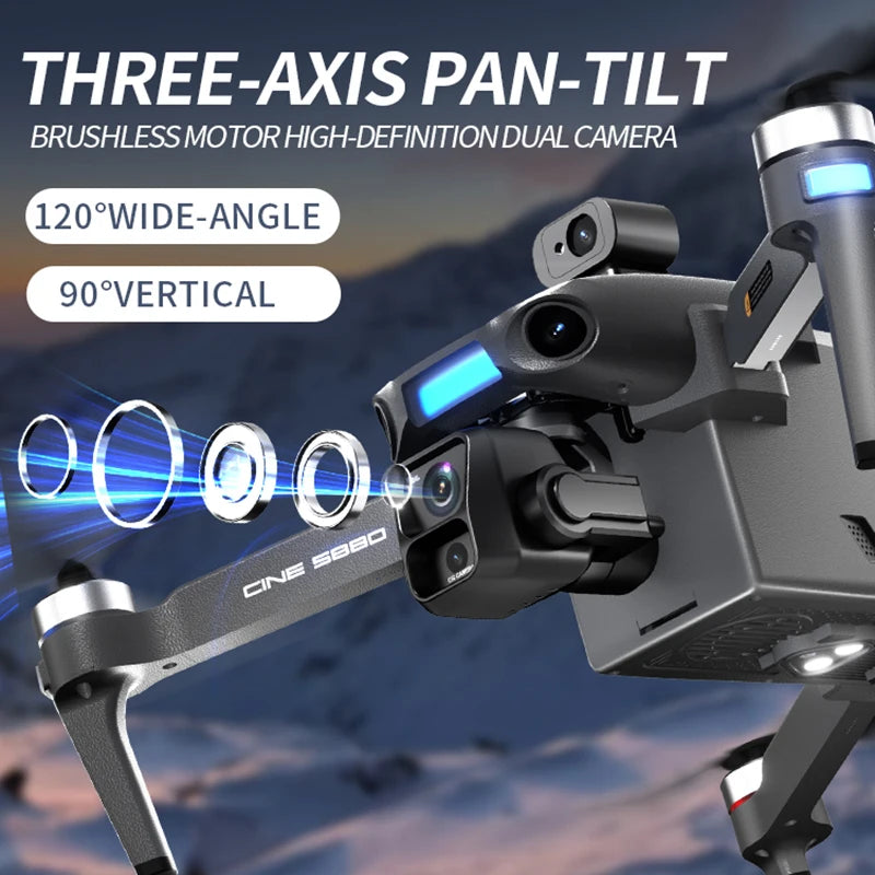 S880 Max Fishing GPS Drone with 8K Dual Camera and Airdrop optoeletronics
