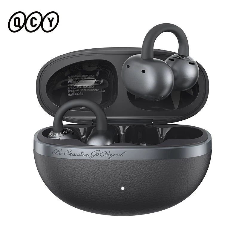 QCY Crossky C50 Open-Ear Earbuds - Bluetooth 6.0 4-Mic optoeletronics