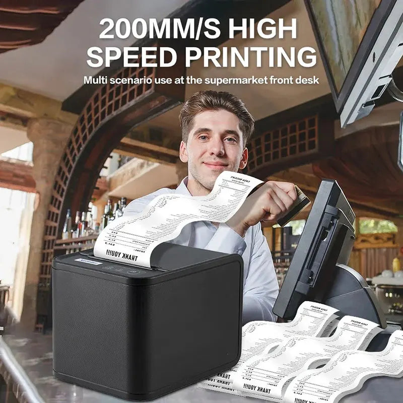 Xprinter XP-80T 80mm Thermal Receipt Printer - USB LAN optoeletronics
