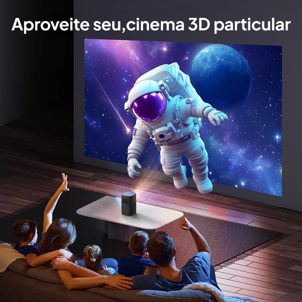 Vevshao V30 DLP Projector - 400 ANSI Android Smart optoeletronics