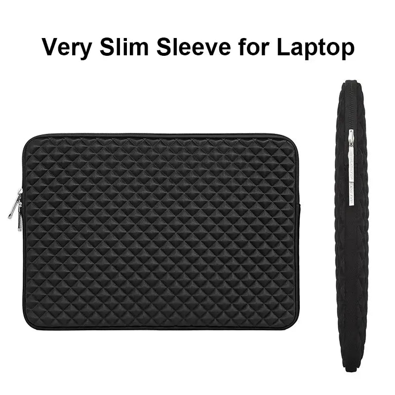 Shockproof inner fleece of Waterproof Lycra Laptop Sleeve for 11 to 15.6 Inch Devices.