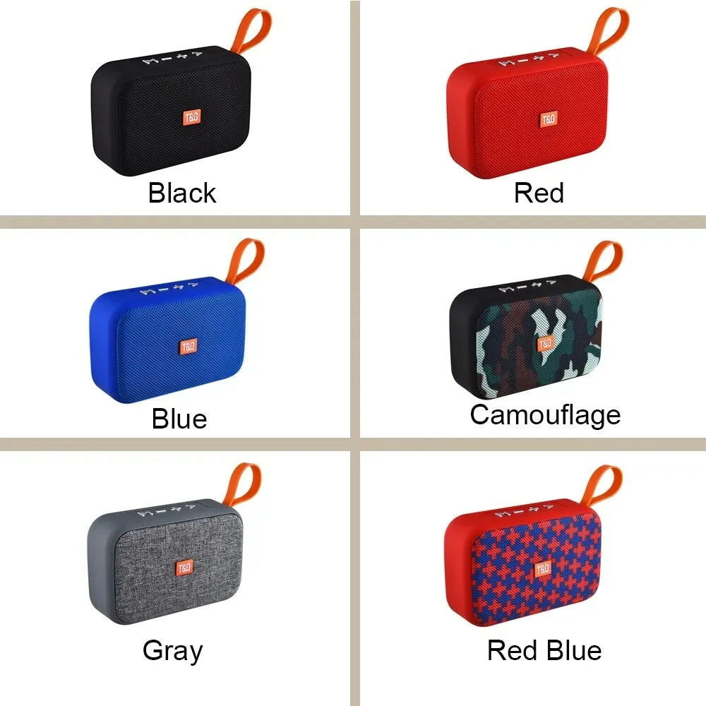 Portable Mini Bluetooth Speaker with FM Radio - Waterproof AUX Sound Box optoeletronics
