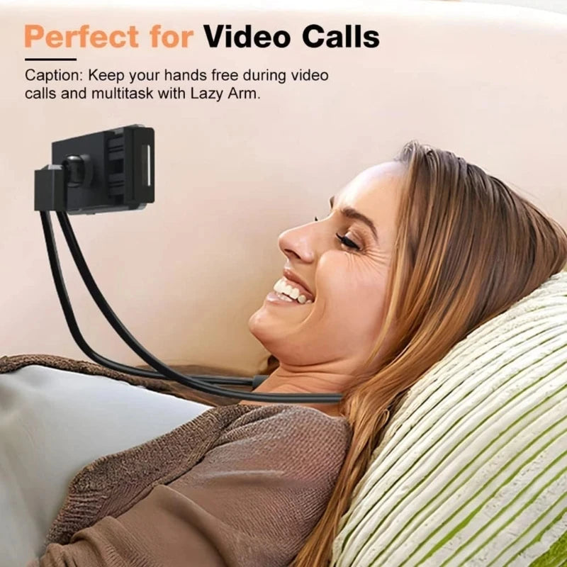 360" Neck and Desk Phone Stand - Hands-Free Tablet Holder optoeletronics
