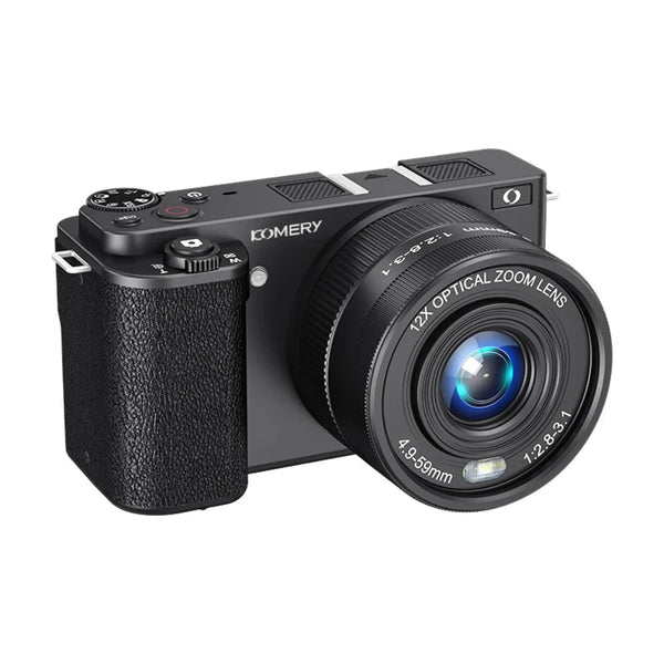 4K 64MP Flip-Screen Vlogging Camera with 12x Optical Zoom