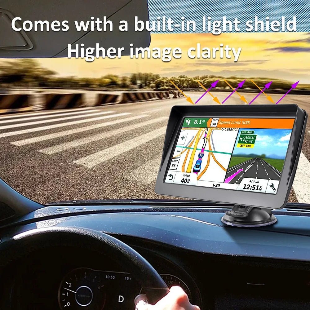 KMDRIVE 7-inch Car Truck GPS Navigator - 16GB Type-C optoeletronics