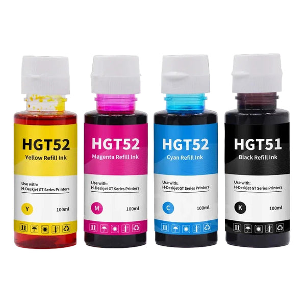 HINICOLE GT51 GT52 Refill Ink Set - HP Compatible 100ML