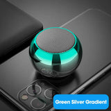 Metal Mini Bluetooth Speaker - Heavy Bass Portable Stereo Audio optoeletronics