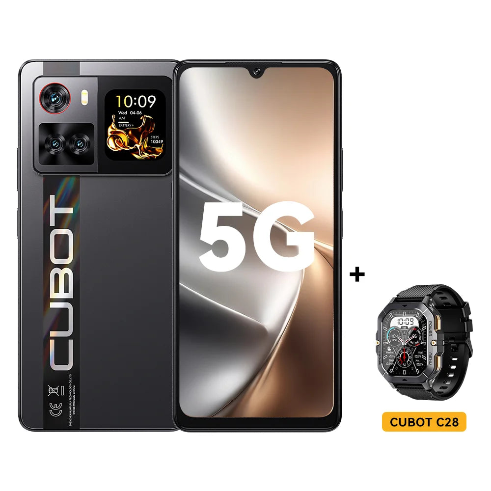Cubot X100 5G Smartphone - 6.88-Inch 256GB 64MP Android Phone optoeletronics